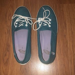 Turquoise blue Vans